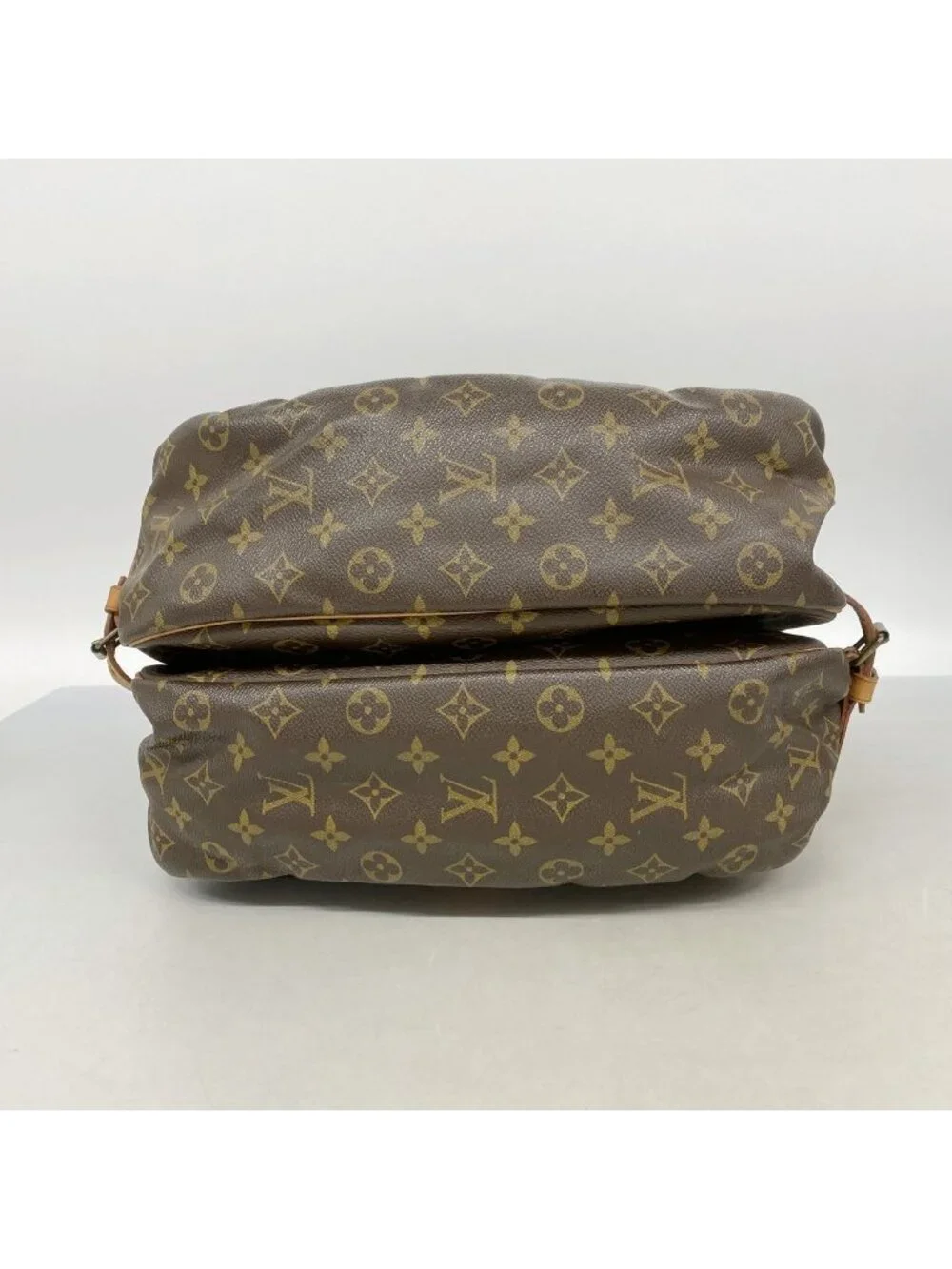 Louis Vuitton Shoulder Bag Monogram Saumur 35 Brown